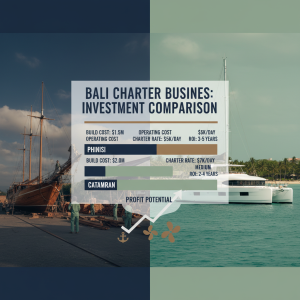 Phinisi vs. Catamaran: Which is the Better Investment for a Bali Charter Business?
